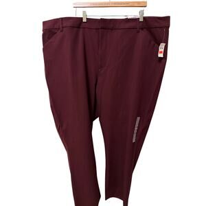 Old Navy High Rise Pixie Ankle Pant Women's Plus Size 28 NWT Office Casual Chic